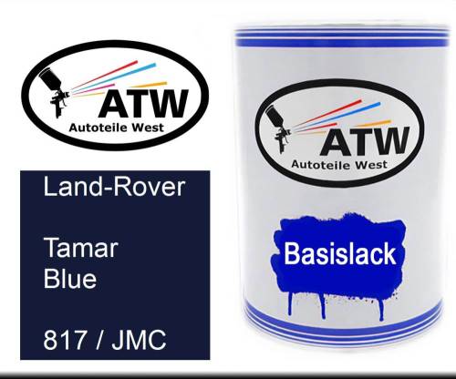 Land-Rover, Tamar Blue, 817 / JMC: 500ml Lackdose, von ATW Autoteile West.